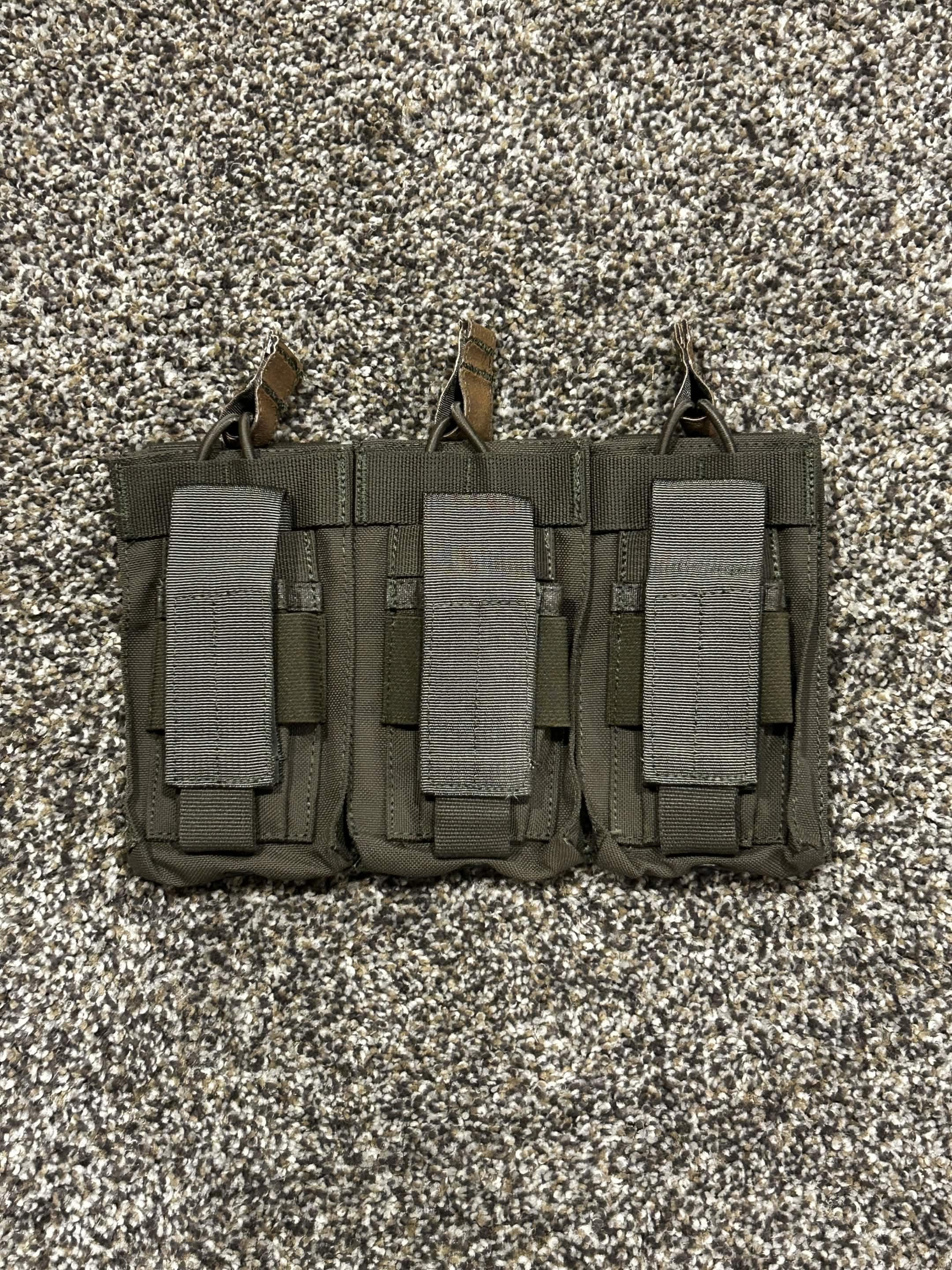 AWS Inc Triple Kangaroo Magazine Pouch (Ranger Green)