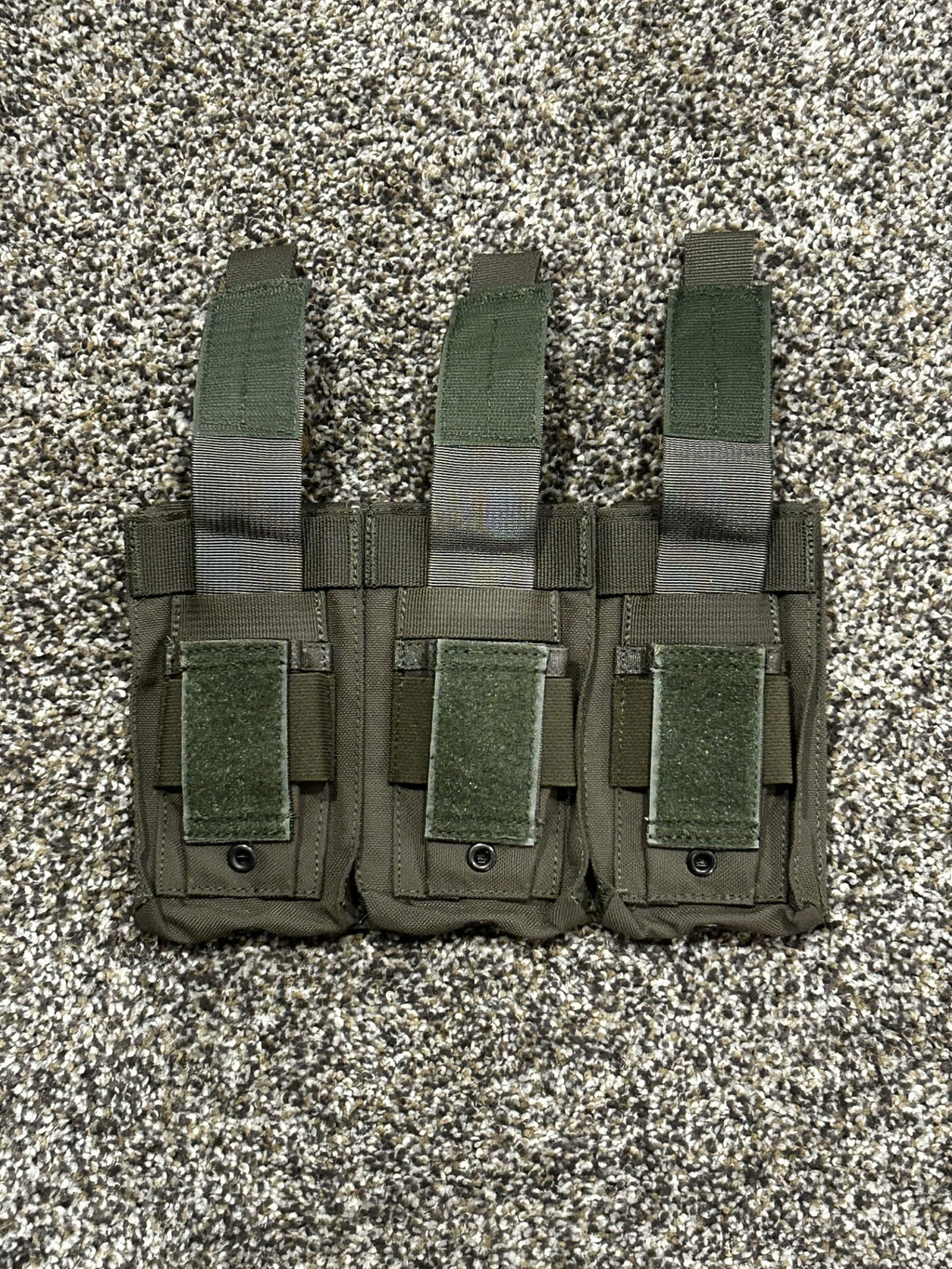 AWS Inc Triple Kangaroo Magazine Pouch (Ranger Green)
