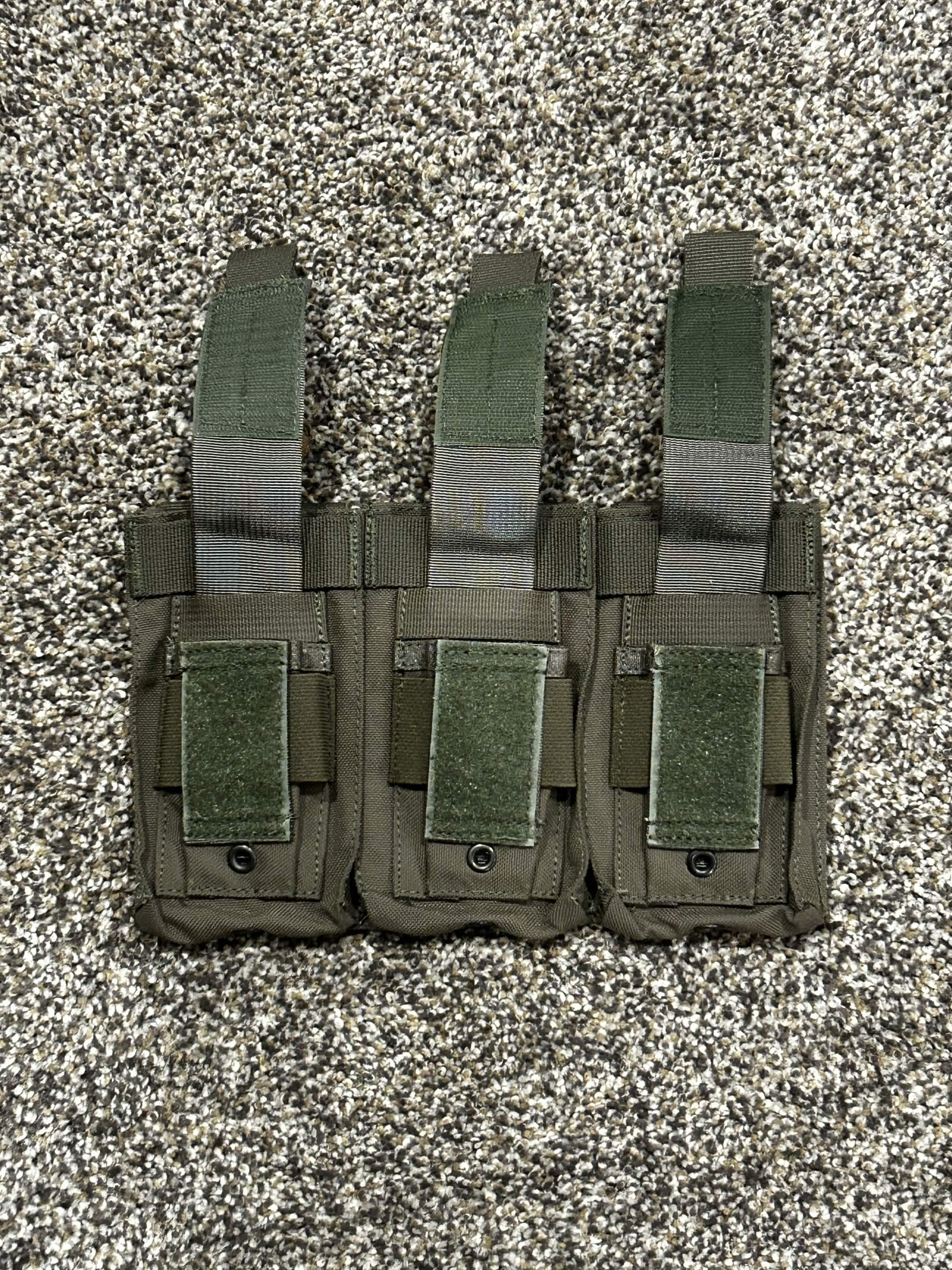 AWS Inc Triple Kangaroo Magazine Pouch (Ranger Green)