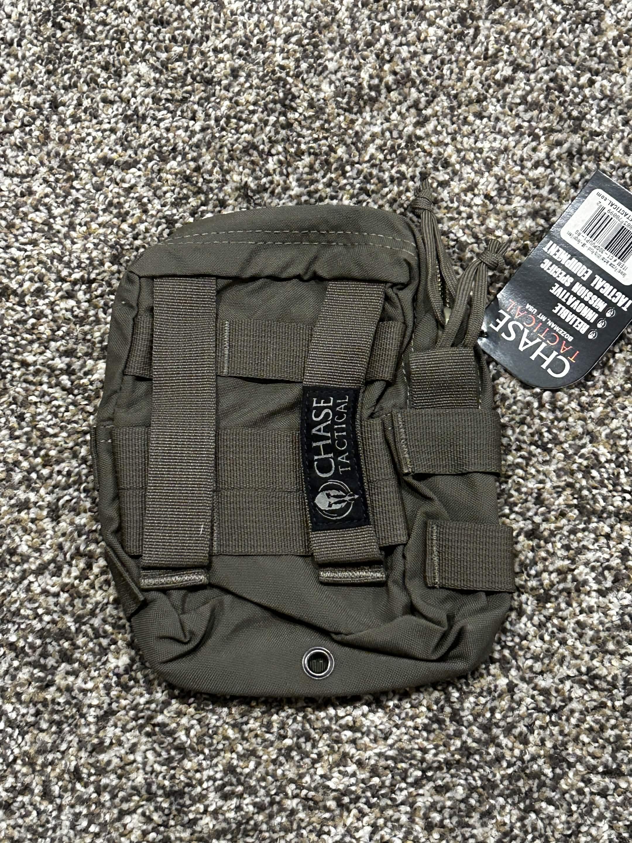 Chase Tactical Vertical GP Pouch (Ranger Green)