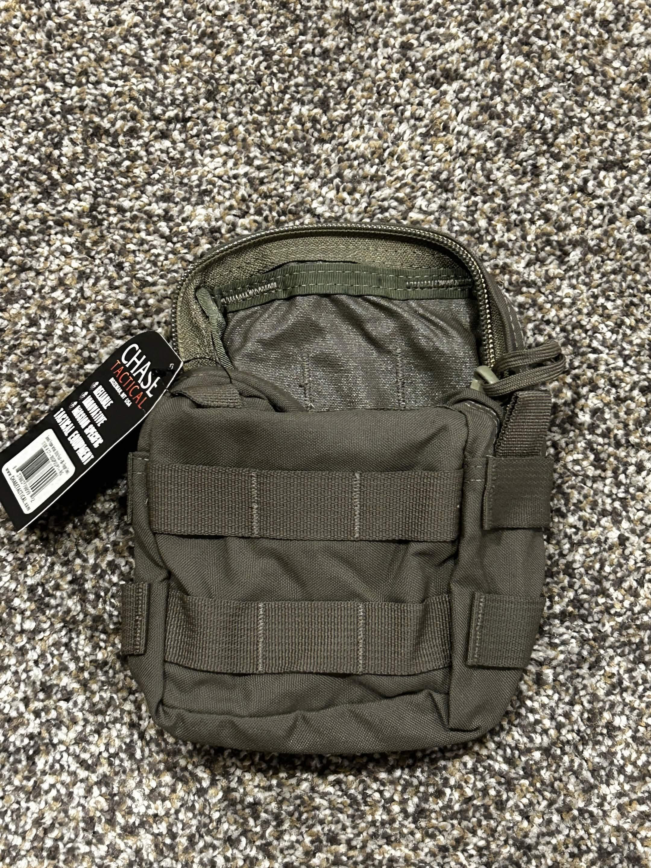 Chase Tactical Vertical GP Pouch (Ranger Green)