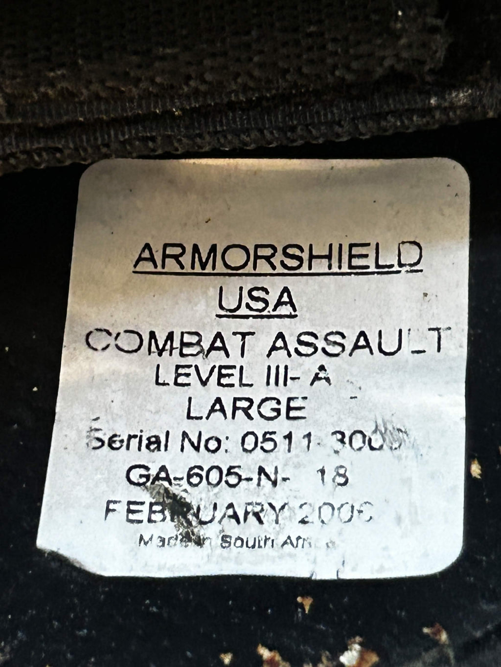 Armorshield Combat Assault IIIA (Large)