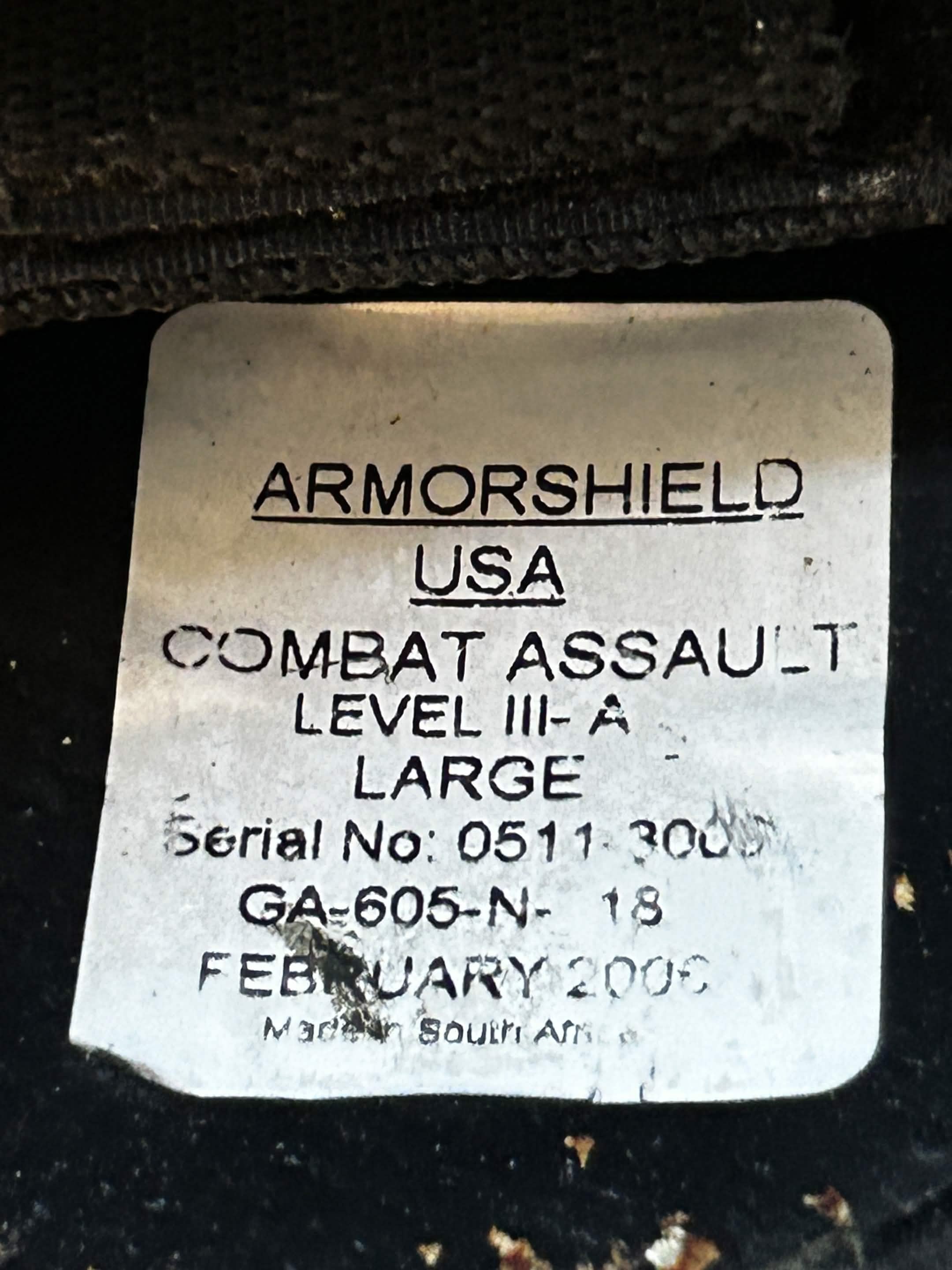 Armorshield Combat Assault IIIA (Large)