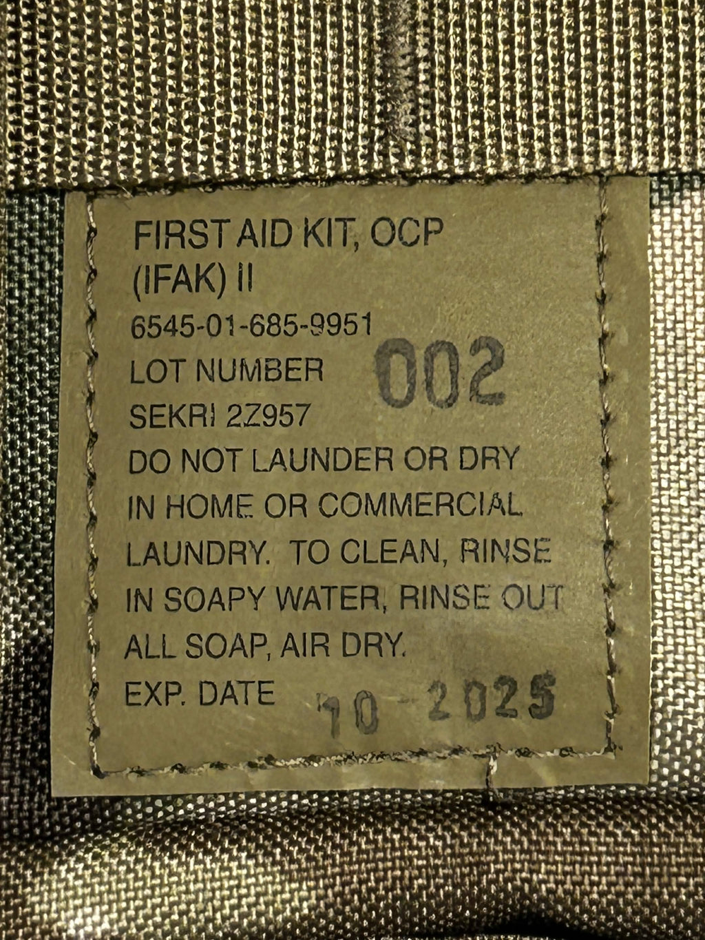 Complete IFAK II Set (OCP/Multicam)