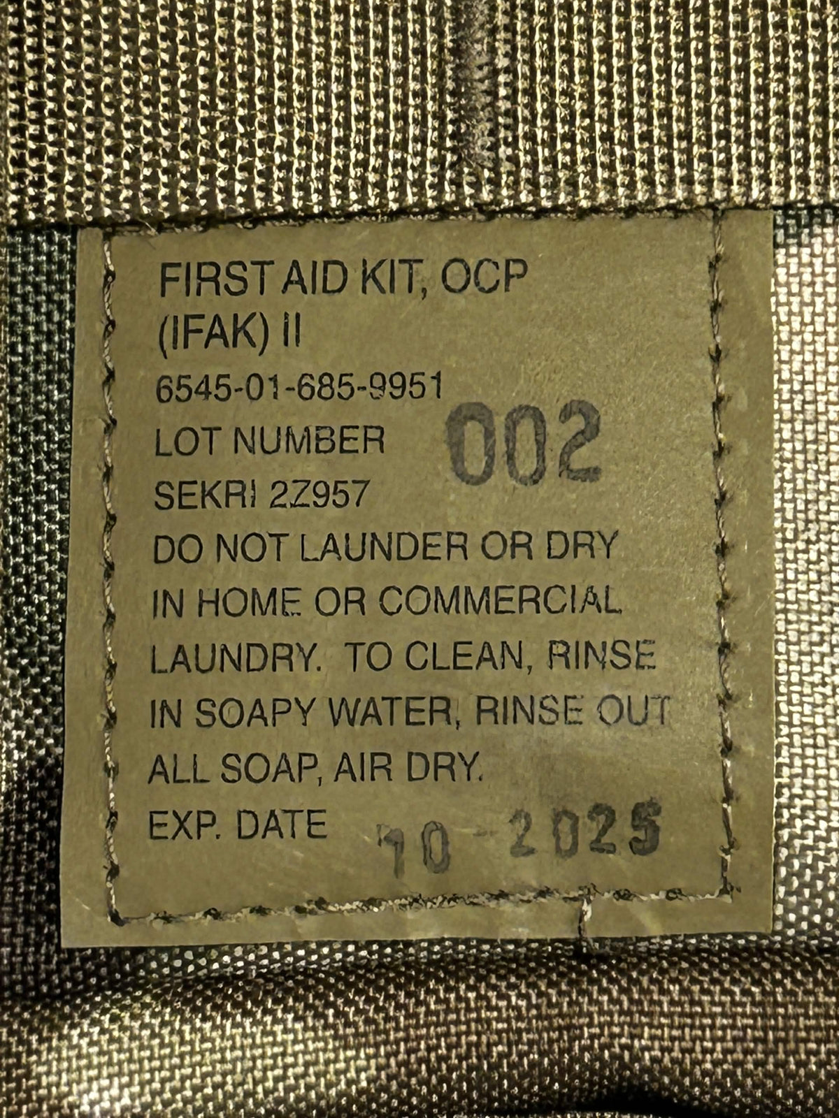 Complete IFAK II Set (OCP/Multicam)