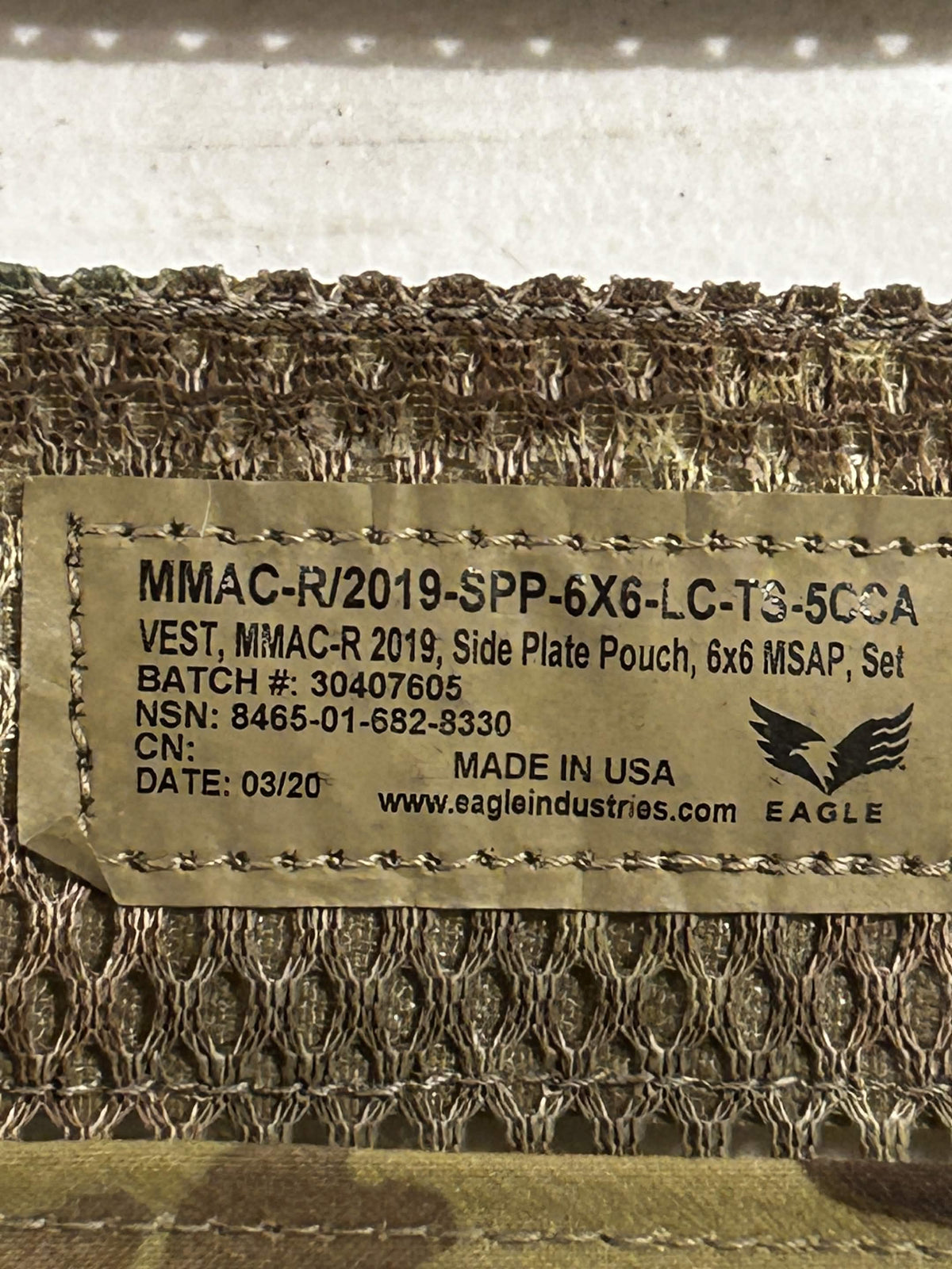 Eagle Industries Plate Bags + Crye Precision Cummerbund (Multicam)