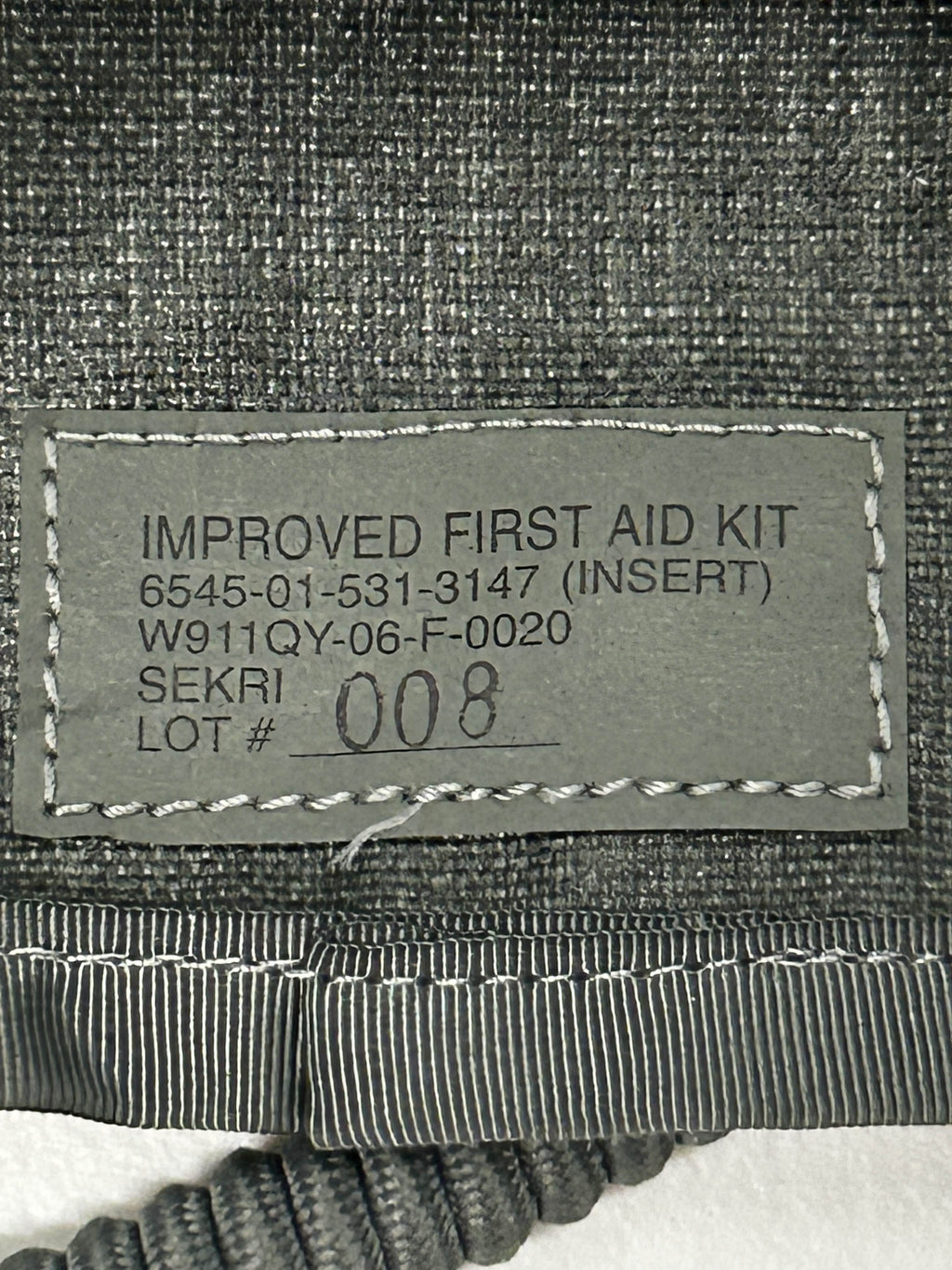 Individual First Aid Kit Insert (Foliage Green)