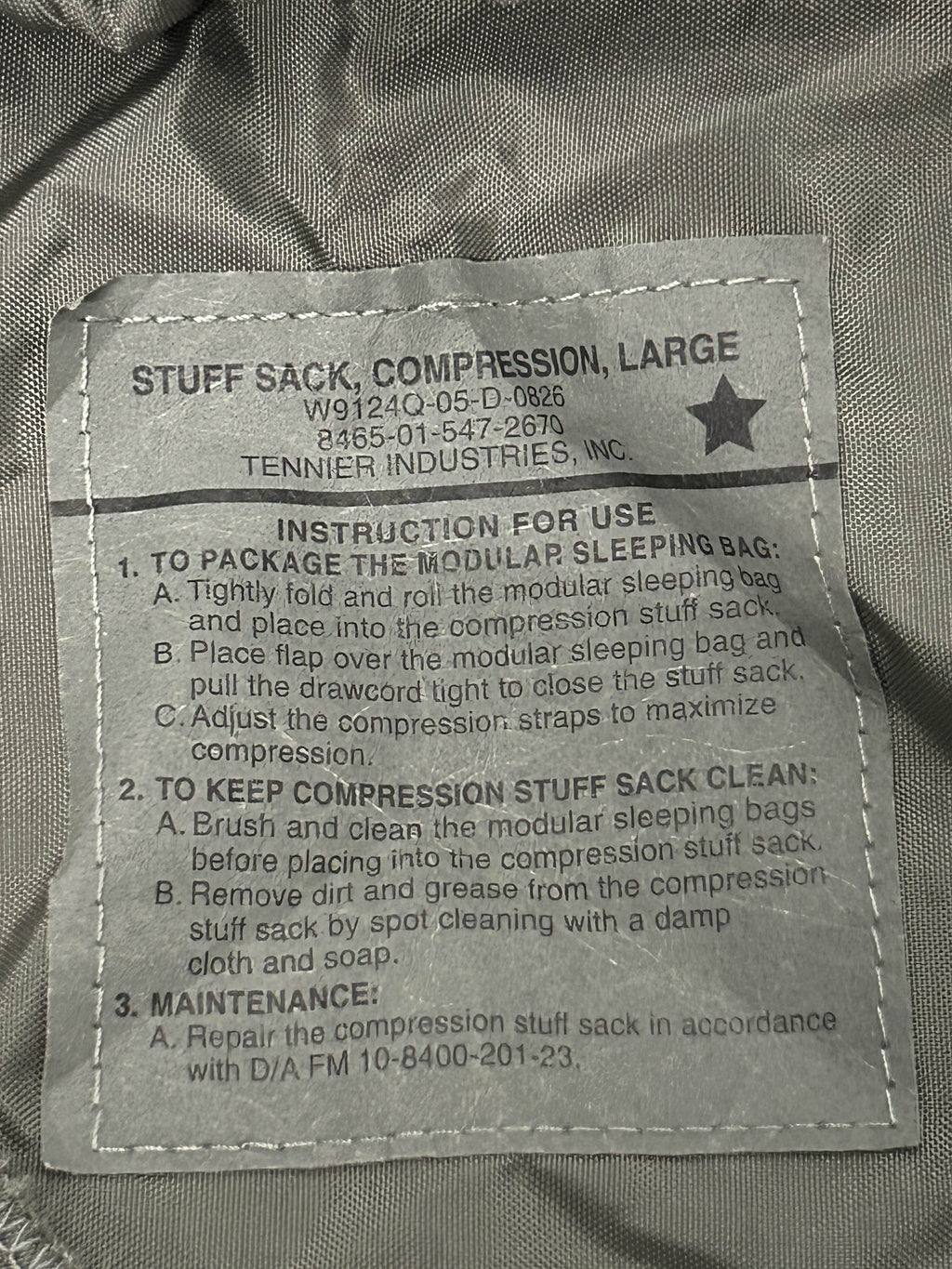 Modular Sleep System Compression Sack (Foliage Green)